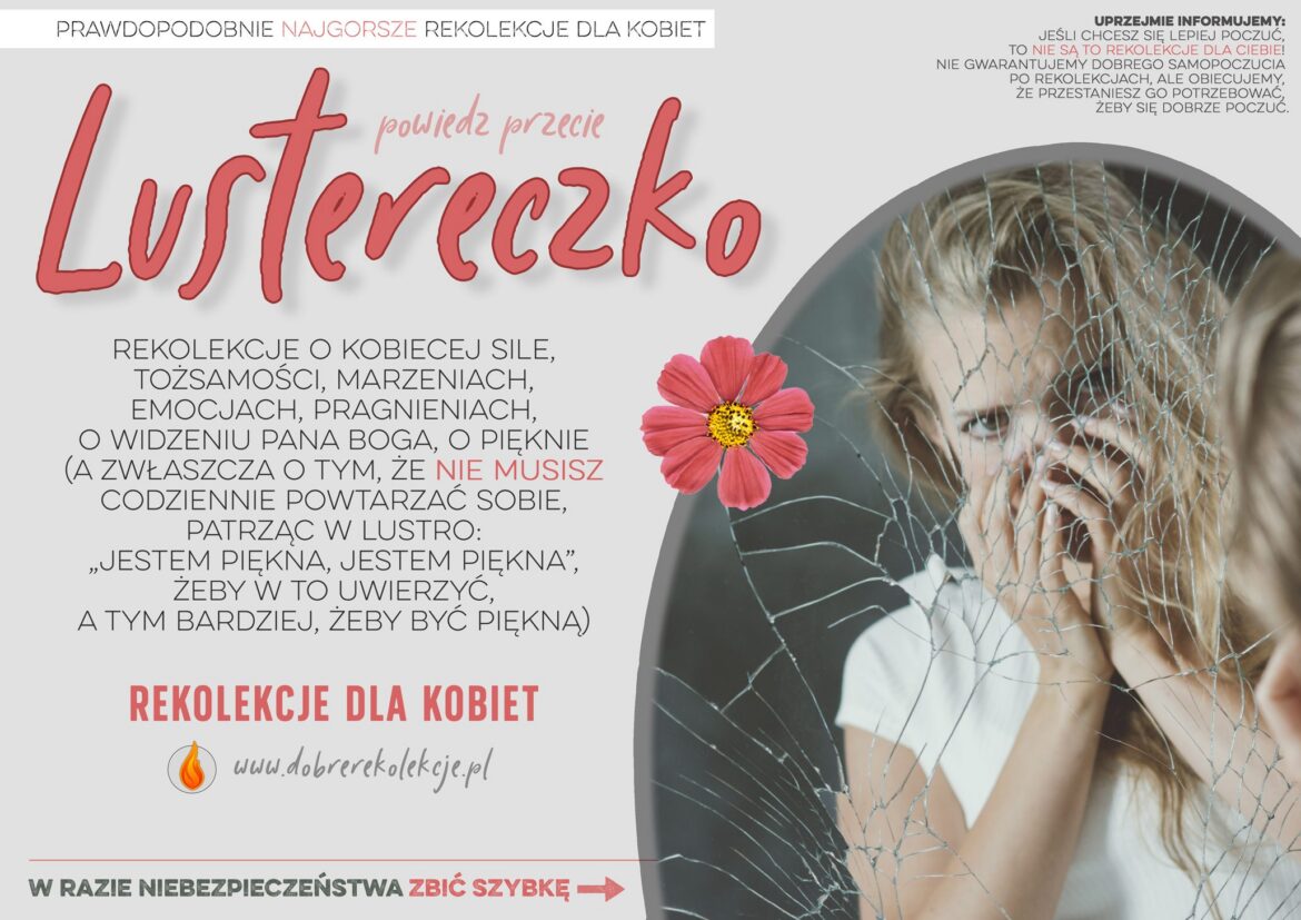 LUSTERECZKO. Rekolekcje dla kobiet: 4-6 stycznia 2019