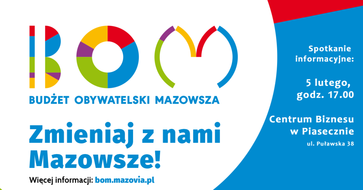 Już w marcu nabór projektów do budżetu obywatelskiego Mazowsza!