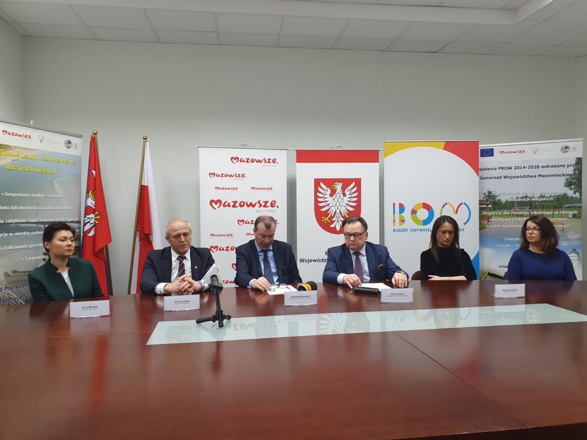 Ponad 5 mln zł z PROW na wodociągi i kanalizację w subregionie żyrardowskim