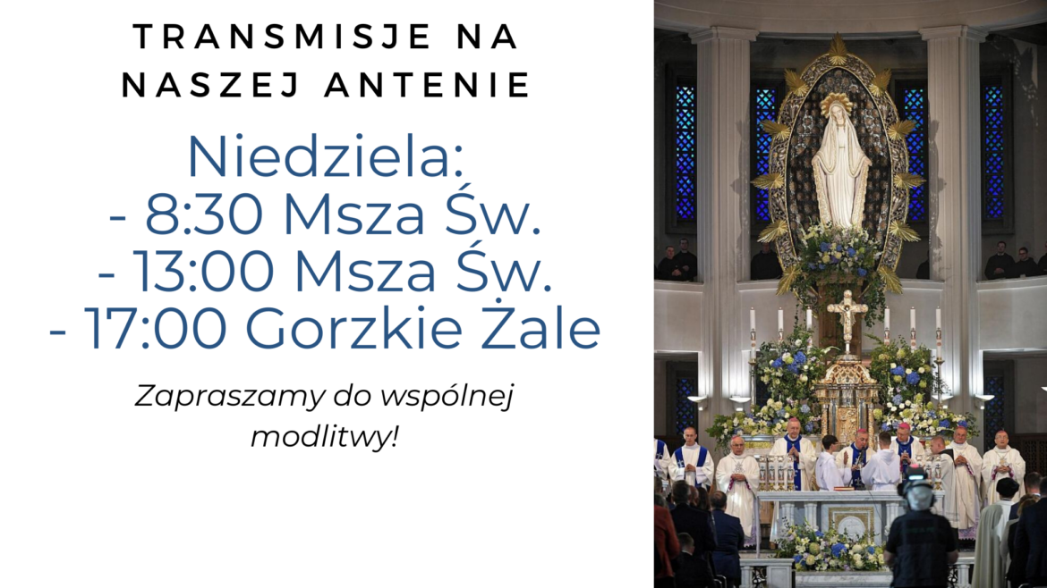 Dodatkowa transmisja w niedzielę