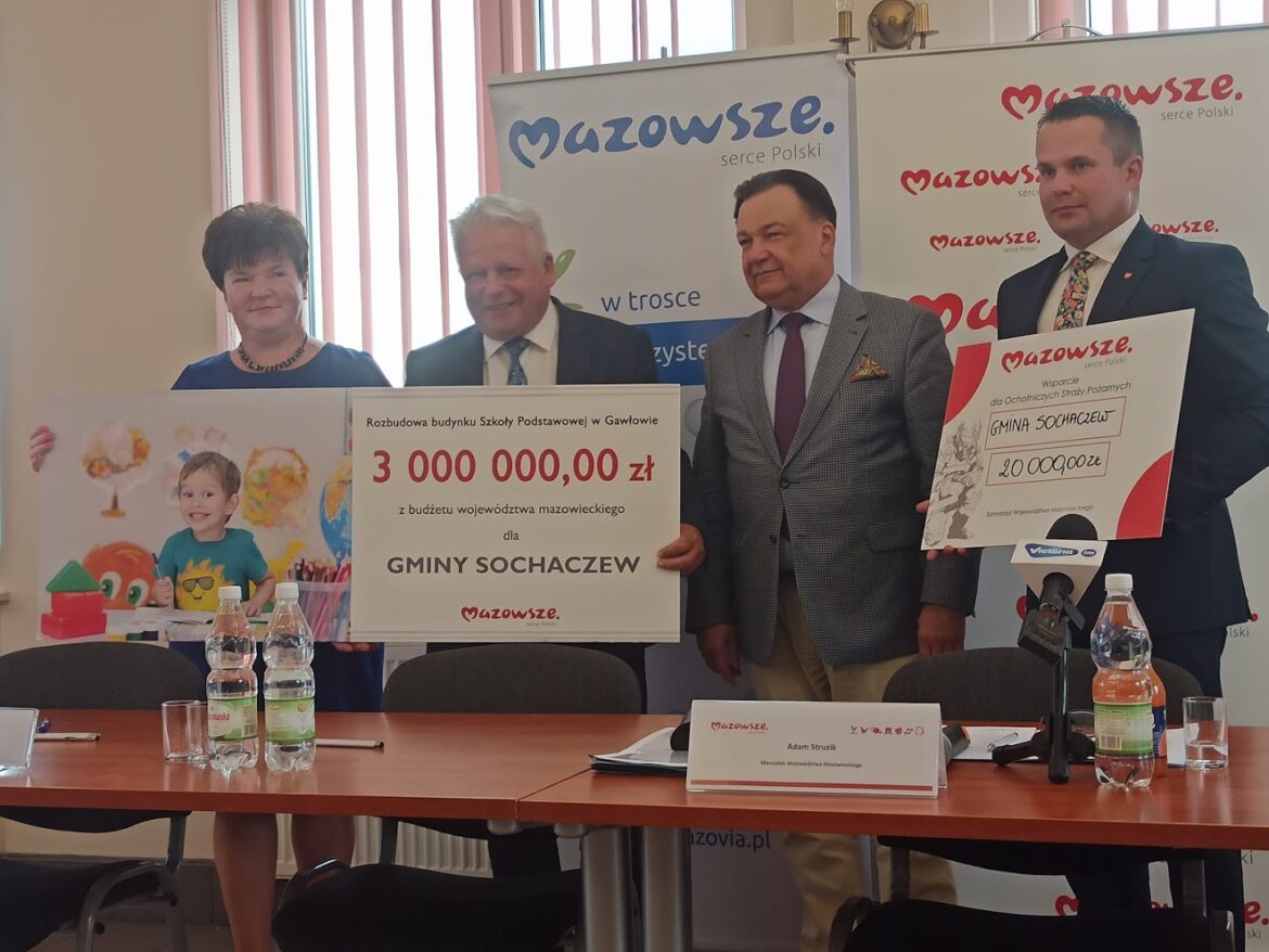 Blisko 3,8 mln zł na remont szkoły w Gawłowie oraz modernizację remizy OSP w Młodzieszynie