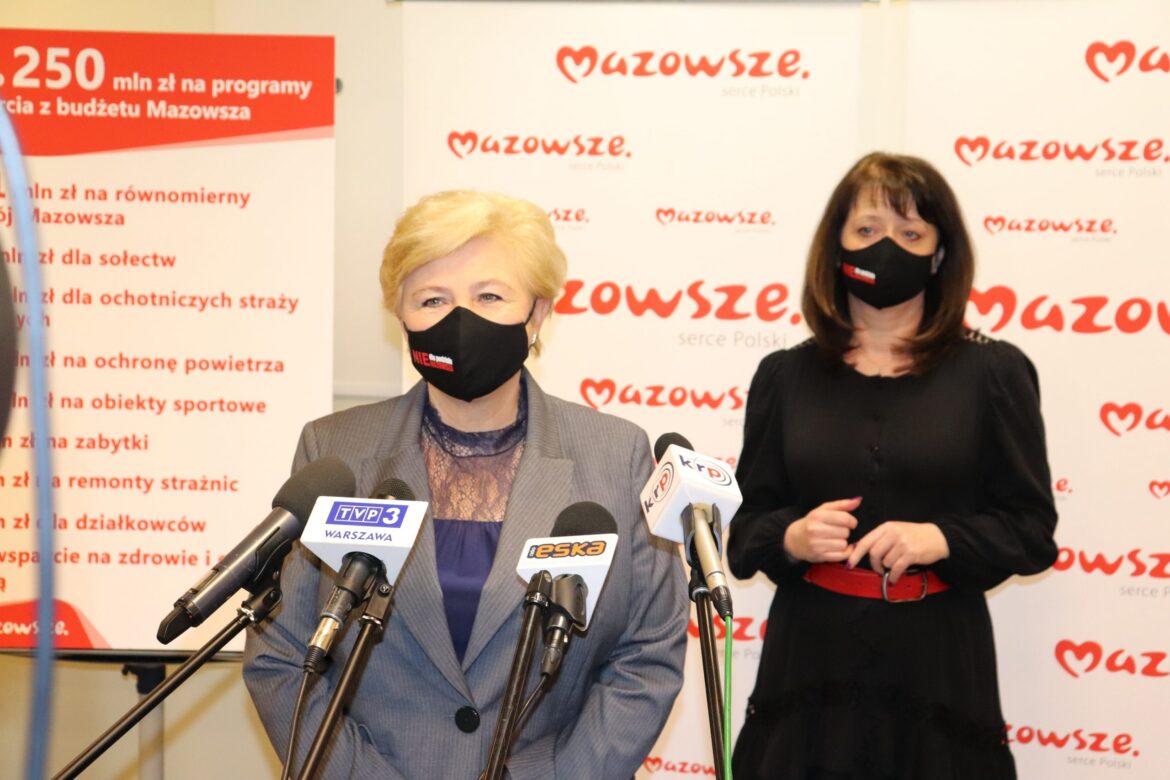 250 mln zł od samorządu Mazowsza na programy wsparcia