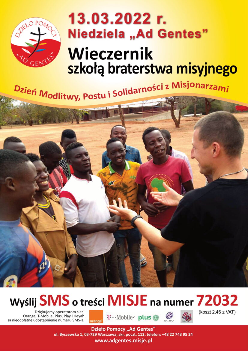 Komunikat Przewodniczącego Komisji Episkopatu ds. Misji na Dzień Modlitwy, Postu i Solidarności z Misjonarzami (13 marca)