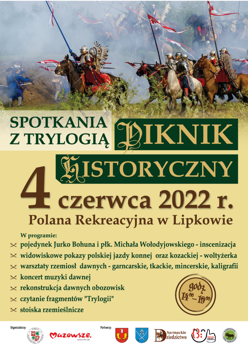 Lipków: Piknik Historyczny „Spotkanie z Trylogią” - 4 czerwca