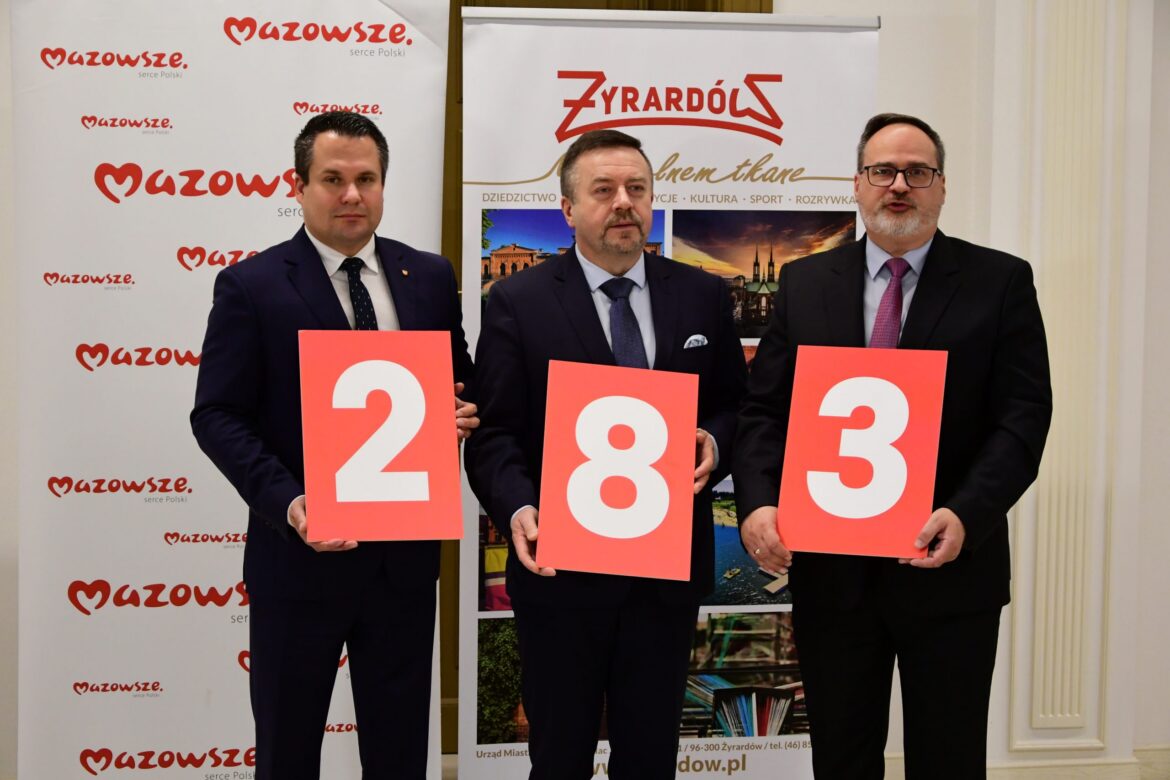283 inwestycje w regionie żyrardowskim ze wsparciem samorządu Mazowsza!