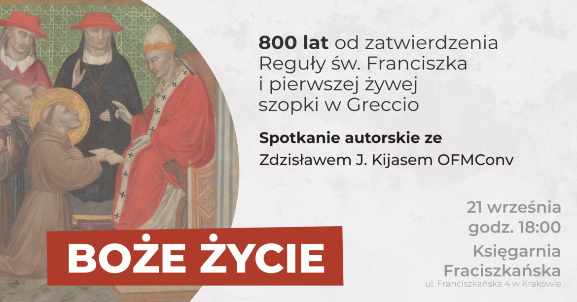 Kraków: Spotkanie autorskie z okazji dwóch (franciszkańskich) jubileuszy
