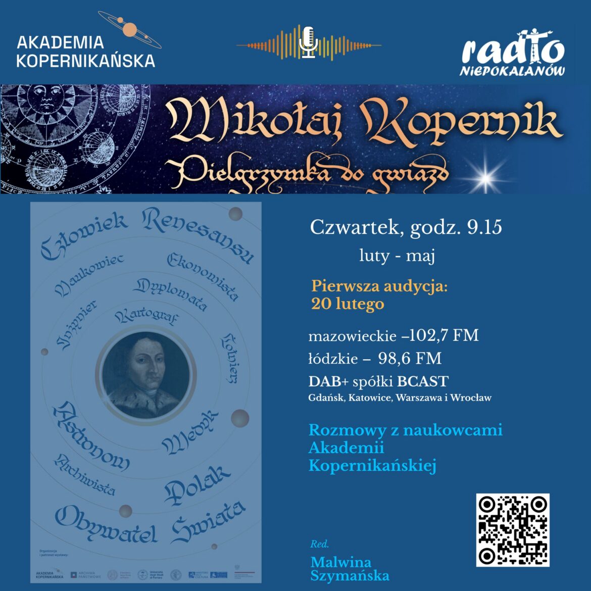 Mikołaj Kopernik – Pielgrzymka do gwiazd - czwartki, godz. 9.15