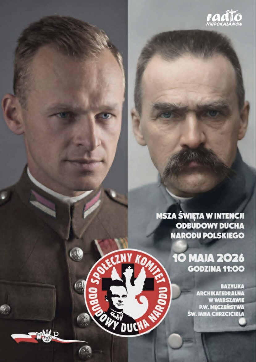 Warszawa: Msza św. w intencji odbudowy ducha Narodu Polskiego - 10 maja, godz. 11.00